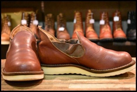 【7.5E? 中古】WESCO ウエスコ ロメオ レッドウッド 赤茶 ビブラム1010シングル 短靴 ローカット ブーツ ROMEO HOPESMORE