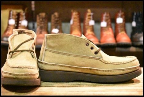 【8E 箱付 未使用】RUSSELL MOCCASIN ラッセルモカシン S200-27V スポーティングクレーチャッカ ダブルモカシン ララミー ブーツ HOPESMORE