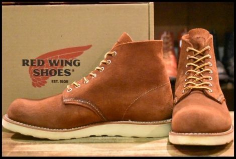 【9D 箱付 良品 13年】レッドウィング 8813 スエード アイリッシュセッター 赤茶 カッパー プレーントゥ ブーツ redwing HOPESMORE