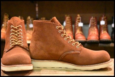 【9D 箱付 良品 13年】レッドウィング 8813 スエード アイリッシュセッター 赤茶 カッパー プレーントゥ ブーツ redwing HOPESMORE