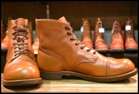 【11D 良品 13年】レッドウィング 8011 アイアンレンジ マンソン ホワイト アッシュセトラー キャップトゥ ブーツ redwing HOPESMORE