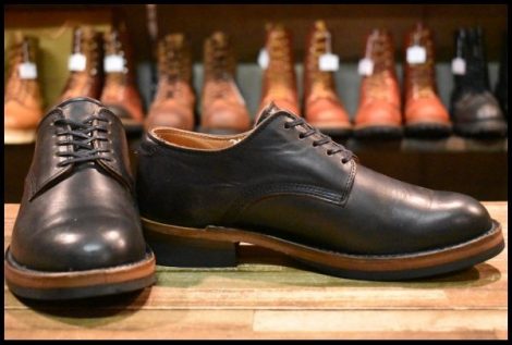 【7 美品】Danner ダナー Manawa マナワ D-1856 オックスフォード 黒 ブラック ホーウィンクロムエクセル シューズ 短靴 ブーツ HOPESMORE