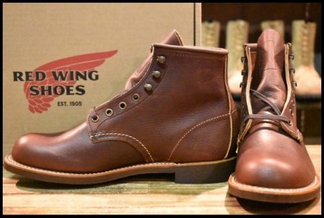 【7D 箱付 未使用 23年】レッドウィング 3340 ブラックスミス ブラウン ブライアー オイルスリックレザー 茶 ブーツ redwing HOPESMORE