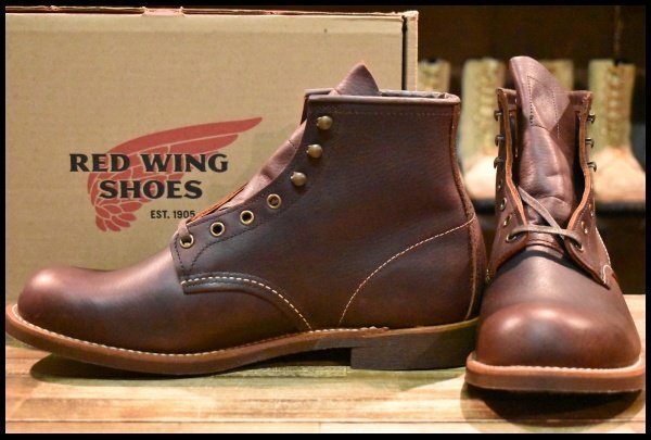 【11D 箱付 未使用 19年】レッドウィング 3340 ブラックスミス ブラウン ブライアー オイルスリックレザー 茶 ブーツ redwing HOPESMORE