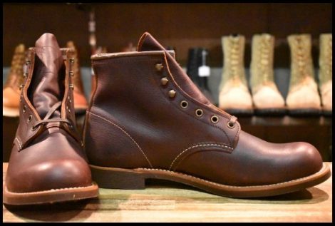 【11D 箱付 未使用 19年】レッドウィング 3340 ブラックスミス ブラウン ブライアー オイルスリックレザー 茶 ブーツ redwing HOPESMORE