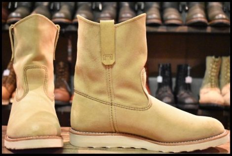 【10.5E 箱付 美品 25年】レッドウィング 8168 スエード ペコス ホーソーン アビレーン ラフアウト ブーツ redwing pecos HOPESMORE