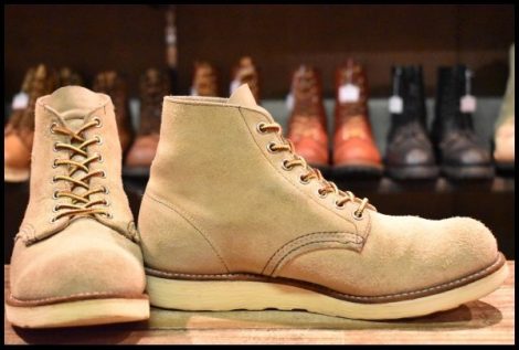 【7.5E 良品 04年】レッドウィング 8167 スエード アイリッシュセッター ホーソーンアビレーンラフアウト ブーツ redwing HOPESMORE