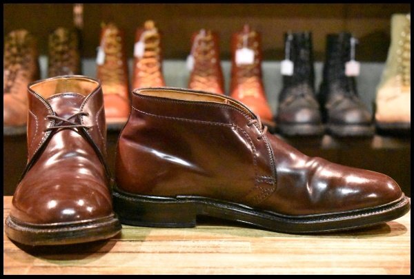 8.5D 良品】ALDEN オールデン 1339 チャッカ バーガンディ コードバン