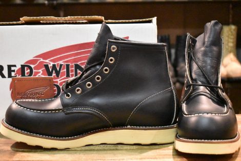 【10D 箱付 DEAD 羽タグ 98年】レッドウィング 8130 アイリッシュセッター 黒 ブラッククローム モックトゥ 8179 ブーツ redwing HOPESMORE