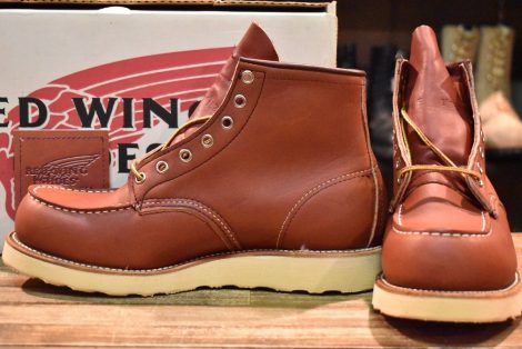 【7.5E 箱付 DEAD 羽タグ 01年】レッドウィング 8875 アイリッシュセッター 赤茶 オロラセット モック 編み上げ ブーツ redwing HOPESMORE