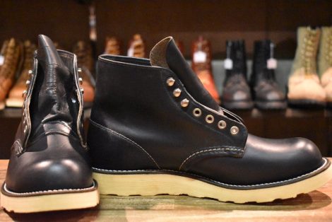 【8EE 箱付 DEAD 犬タグ】レッドウィング 8165 アイリッシュセッター 黒 ブラッククローム プレーントゥ ブーツ redwing HOPESMORE