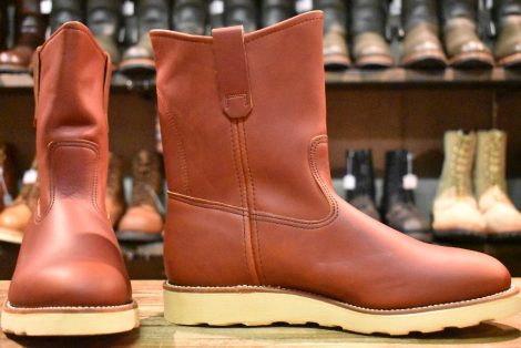【9E 箱付 DEAD 犬タグ 97年】レッドウィング 8866 ペコス 赤茶 オロラセット プルオン ブーツ redwing pecos HOPESMORE