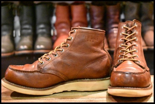 6D 良品 AMERICAタグ スクエアステッチ】レッドウィング 875 アイ