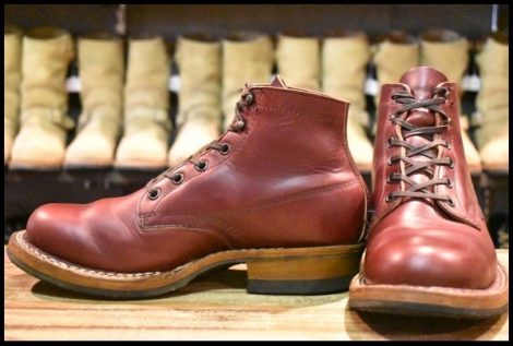 【7.5E 良品】WHITE’S ホワイツ セミドレス バーガンディクロムエクセル ビブラム269シングル レースアップ 編み上げ ブーツ HOPESMORE