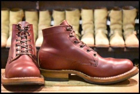 【7.5E 良品】WHITE’S ホワイツ セミドレス バーガンディクロムエクセル ビブラム269シングル レースアップ 編み上げ ブーツ HOPESMORE
