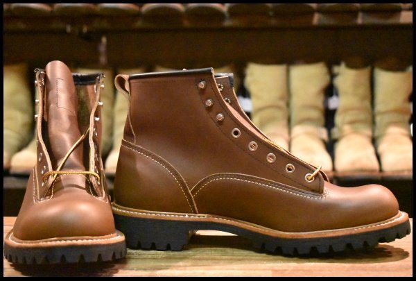 10D 箱付 未使用 06年】レッドウィング 2936 ビブラム ラインマン