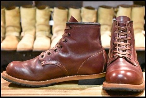 【7D 良品 17年】レッドウィング 9411 ベックマン ブラックチェリー フェザーストーン プレーントゥ 9011 ブーツ redwing HOPESMORE