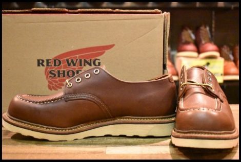 【10D 箱付 未使用 11年】レッドウィング 8109 オックスフォード マホガニーオロイジナル モックトゥ 短靴 ブーツ redwing HOPESMORE