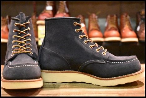 【4.5E 箱付 美品 BEAMS別注 10年】レッドウィング 8854 アイリッシュセッター ネイビースエード ラフアウト ビームス ブーツ HOPESMORE