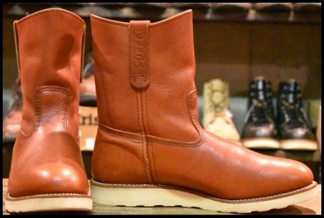 【9E 箱付 美品 14年】レッドウィング 8866 ペコス 赤茶 オロラセット クッションソール ブーツ redwing HOPESMORE