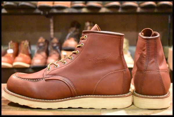 9D 美品 07年】レッドウィング 9106 アイリッシュセッター 赤茶 レッド