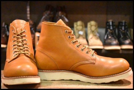 【8D 良品 11年】レッドウィング 9871 ゴールドラセット アイリッシュセッター プレーントゥ 編み上げ ブーツ redwing HOPESMORE