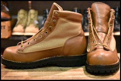 【6.5EE DEAD 黒タグ】Danner ダナーライト 30420X 茶 ブラウン ゴアテックス GORE-TEX 編み上げ レースアップ ブーツ HOPESMORE