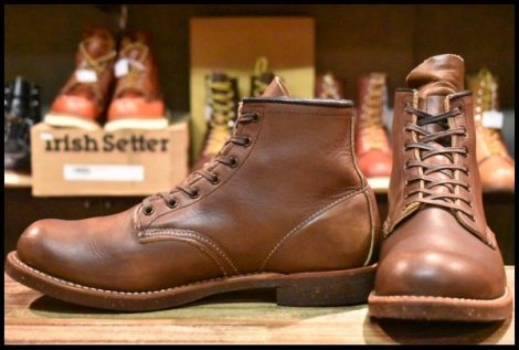 【9D 良品 13年】レッドウィング 9161 ブラウン 茶 ブーマー ブラックスミス ベックマン 9416 9413 ブーツ redwing HOPESMORE