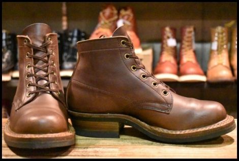 【7E 美品】WHITE’S ホワイツ セミドレス 2332C ブラウンクロムエクセル 茶 ビブラム700シングル レースアップ ブーツ HOPESMORE