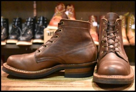 【7E 美品】WHITE’S ホワイツ セミドレス 2332C ブラウンクロムエクセル 茶 ビブラム700シングル レースアップ ブーツ HOPESMORE