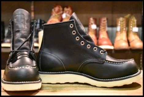 【7D 箱付 未使用 10年 アップサイクル】レッドウィング 8179 アイリッシュセッター 黒 ブラッククローム 8130 ブーツ redwing HOPESMORE