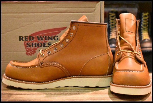 【9D 箱付 未使用 19年】レッドウィング 875 アイリッシュセッター 茶 オロレガシー モックトゥ レースアップ ブーツ redwing HOPESMORE