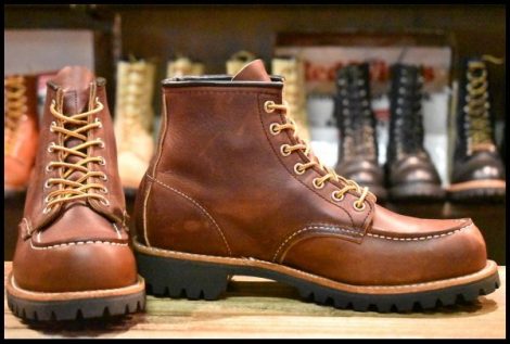 【8D 美品 23年】レッドウィング 8146 ラフネック アイリッシュセッター クラシック モック ラグソール ブーツ redwing HOPESMORE