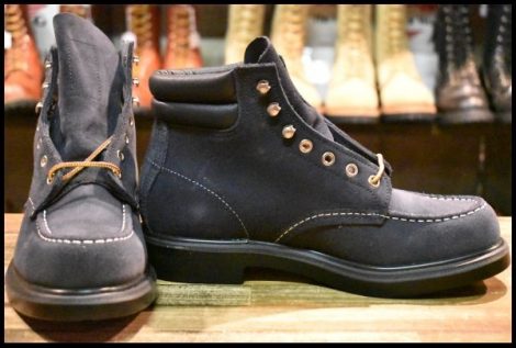 【7.5D 箱付 未使用 BEAMS別注 12年】レッドウィング 8803 ネイビースエード スーパーソール レースアップ ブーツ redwing HOPESMORE