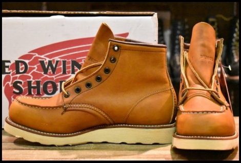 【7.5E 箱付 DEAD サイド羽タグ 99年】レッドウィング 875 アイリッシュセッター 赤茶 オロイジナル モックトゥ ブーツ redwing HOPESMORE