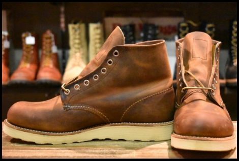 【7.5D 未使用 10年】レッドウィング 9111 アイリッシュセッター 茶 カッパー ラフ＆タフ プレーントゥ ブーツ redwing HOPESMORE
