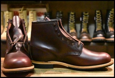 【9D 箱付 未使用 24年】レッドウィング 9419 ベックマン ブラックチェリー エクスカリバー プレーントゥ ブーツ redwing HOPESMORE
