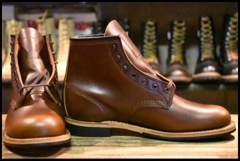 【7D 箱付 未使用 24年】レッドウィング 9422 ベックマン シガー エクスカリバー プレーントゥ 9016 9416 ブーツ redwing HOPESMORE
