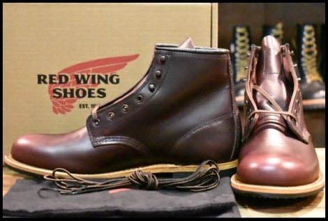 【9D 箱付 未使用 24年】レッドウィング 9419 ベックマン ブラックチェリー エクスカリバー プレーントゥ ブーツ redwing HOPESMORE