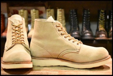 【8E 美品 08年】レッドウィング 8167 スエード アイリッシュセッター ホーソーンアビレーン プレーントゥ ブーツ redwing HOPESMORE