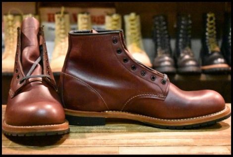 【11.5D 未使用 11年】レッドウィング 9011 ベックマン ブラックチェリー フェザーストーン プレーントゥ ブーツ redwing HOPESMORE