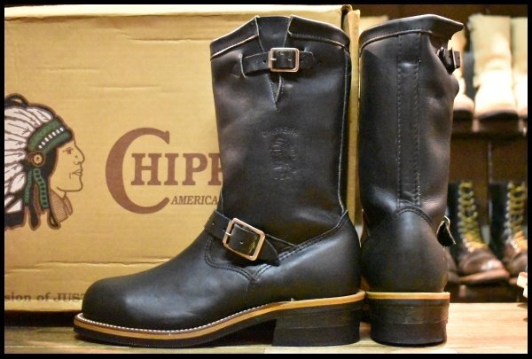【美品】6E USA製 チペワ エンジニアブーツ PT91 黒タグ 27899 チペワ エンジニア 27899 PT91 黒タグ | HOPESMORE