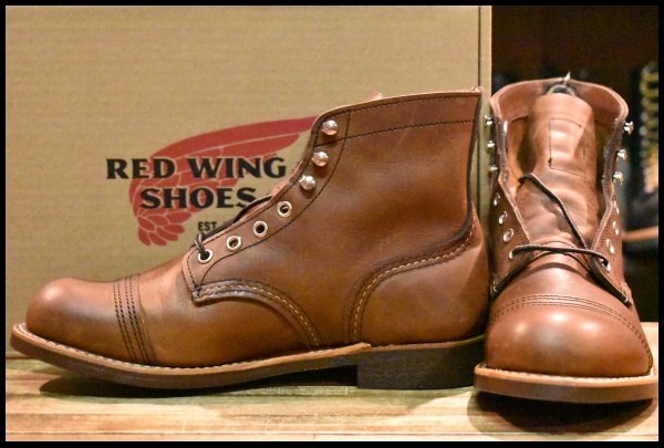 【7D 箱付 未使用 21年 アップサイクル】レッドウィング 8111 アイアンレンジャー 茶 アンバー ハーネス ブーツ redwing HOPESMORE