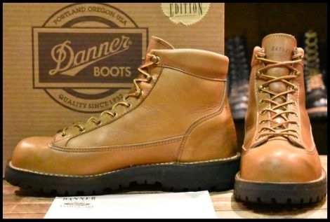【7.5EE 箱付 良品 リミテッド限定 20TH 黒タグ】Danner ダナーライト 39800X ゴアテックス GORE-TEX トレッキング ブーツ HOPESMORE
