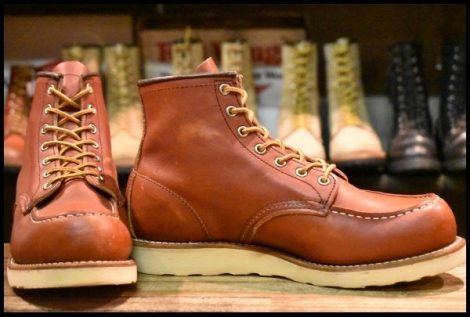 【8.5E 良品 16年】レッドウィング 8875 アイリッシュセッター 赤茶 オロラセット モックトゥ レースアップ ブーツ redwing HOPESMORE