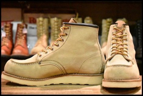 【7.5E 良品 07年】レッドウィング 8173 スエード アイリッシュセッター ホーソーン ラフアウト モックトゥ ブーツ redwing HOPESMORE