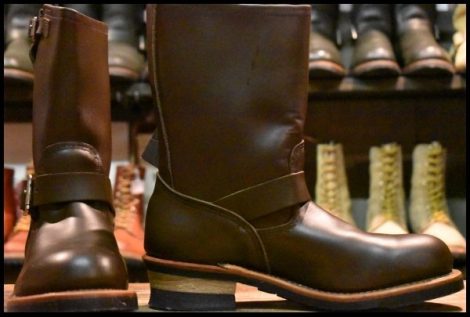 【9D 箱付 未使用 09年】レッドウィング 2967 エンジニア チョコレート クローム ブラウン スチールトゥ 2269 ブーツ redwing HOPESMORE