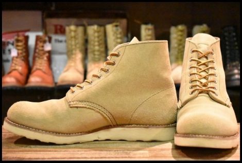 【10E 美品 14年】レッドウィング 8167 スエード アイリッシュセッター ホーソーンアビレーン プレーントゥ ブーツ redwing HOPESMORE