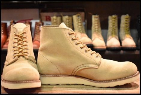 【10E 美品 14年】レッドウィング 8167 スエード アイリッシュセッター ホーソーンアビレーン プレーントゥ ブーツ redwing HOPESMORE