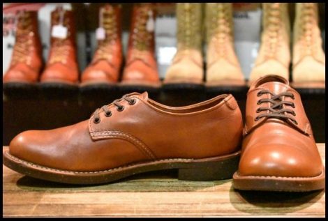 【8D 良品 14年】レッドウィング 8052 オックスフォード ブリックセトラー 短靴 ローカット 編み上げ ブーツ redwing HOPESMORE
